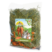 Ароматно планинско сено с моркови за зайци и гризачи, 500 гр. - JR FARM Carrot Meadow Ароматно планинско сено с моркови за зайци и гризачи, 500 гр. - JR FARM Carrot Meadow